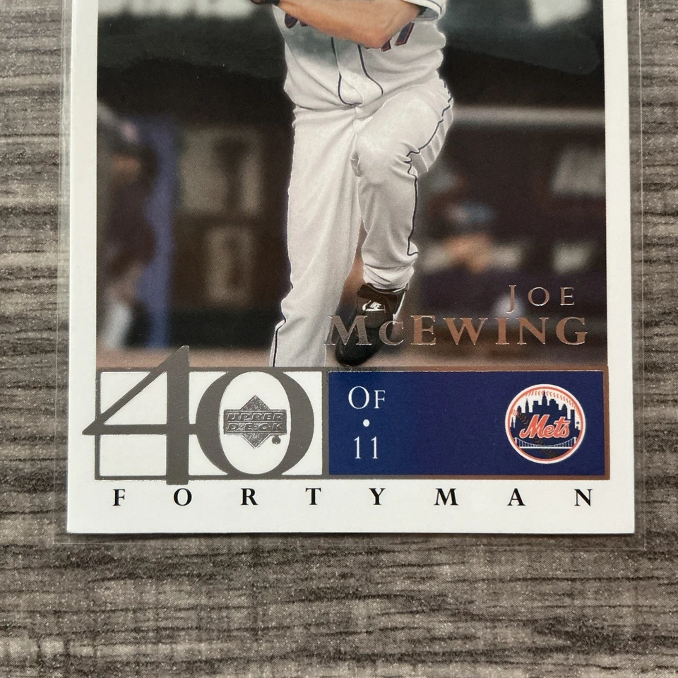 Joe McEwing New York Mets Baseball Trading Card 620 - Image 2 of 3