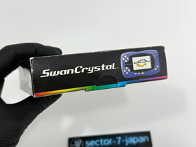 [VGC] Bandai WonderSwan Swan Crystal Blue Violet Console System Boxed VG GoodCon