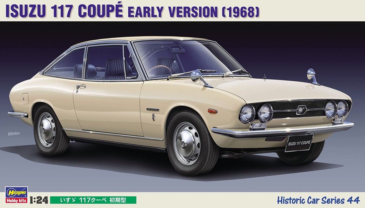 Hasegawa 1/24 Historic Car Series Isuzu 117 Coupe Early