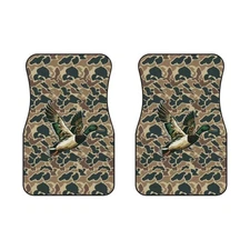 Camouflage Duck Car Mats, Unique Auto Accessories, Hunting Gifts, Outdoor Decor,