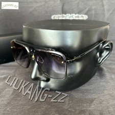 DITA MACH  SIX Square Double  Bridge Aviator Sunglasses Gunmetal Frame Gradient Pu