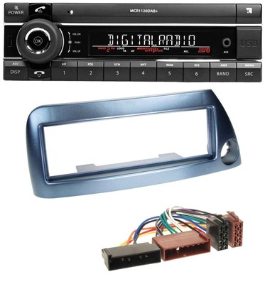 Kienzle Bluetooth MP3 USB DAB Car Stereo for Ford Ka up to 2008 Blue Metallic