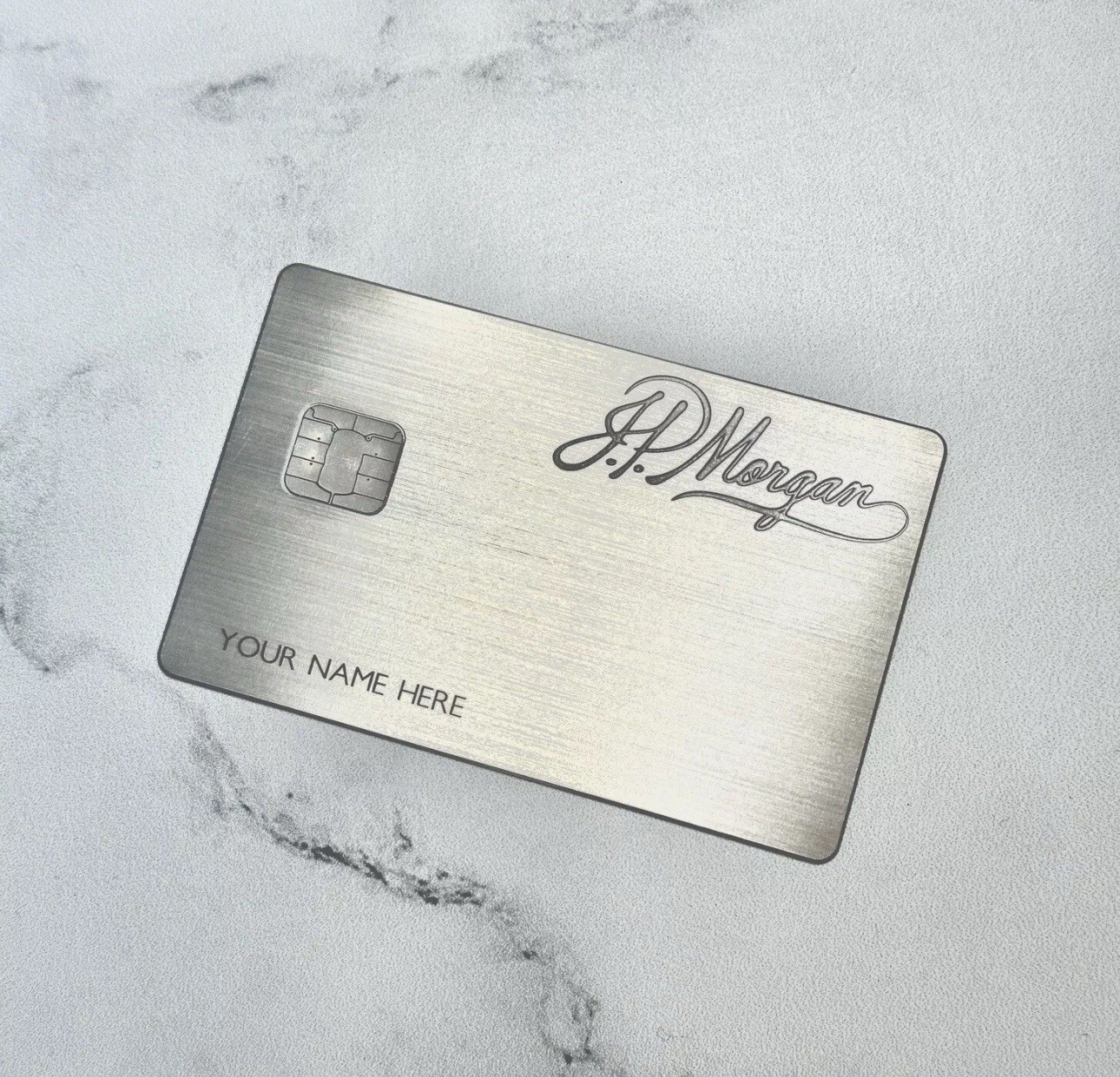 CUSTOM - JP Morgan Reserve Palladium Silver Metal Novelty Card 2026