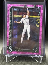 Luke Raley 2025 Topps Pink Diamante Foilboard #534 - Seattle Mariners