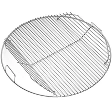 Hinged Cooking Grate for Weber 22 inch Charcoal Grill Stainless Steel Replace...
