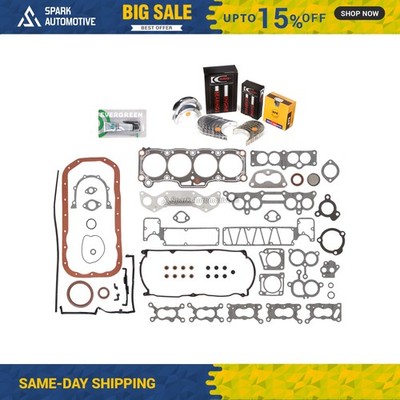 Full Gasket Set Bearings Rings Fit 1987-1993 Mazda B2200 2.2L 8V F2L F2G