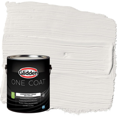 Glidden Interior Paint Premiumr White/Arctic Cotton One Coat Eggshell 1 Gallon