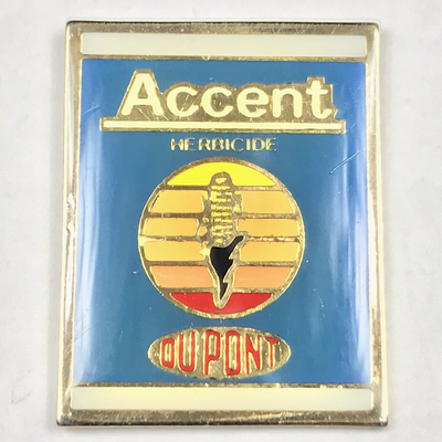 Dupont Accent Herbicide Vintage Pin Lapel Hat Gold Tone Enamel | eBay