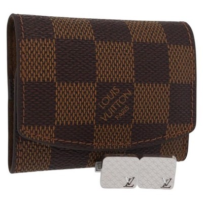 LOUIS VUITTON Bout Du Man Shet Champs Elysees Cuffs metal M65043 LV Auth ka1730V