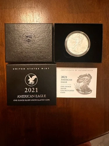 American Eagle 2021 W 1oz Uncirculated Silver Coin