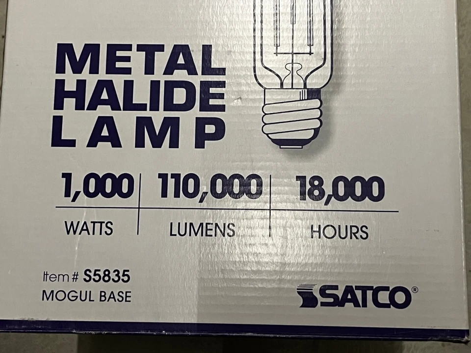 Hygrade 1000W METAL HALIDE LAMP LIGHT BULB MH1000 BT56 U/4K 1000 W MOG HID S5835 - Image 2 of 4