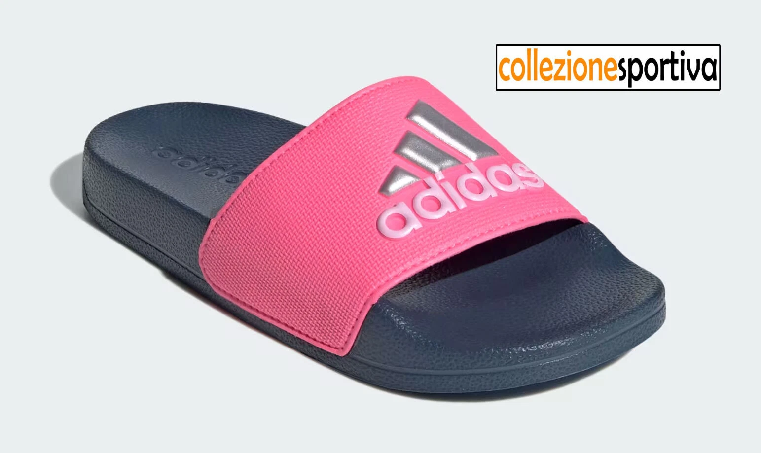 CIABATTE ADIDAS ADILETTE SHOWER SLIDES IE2606 col. blu rosa