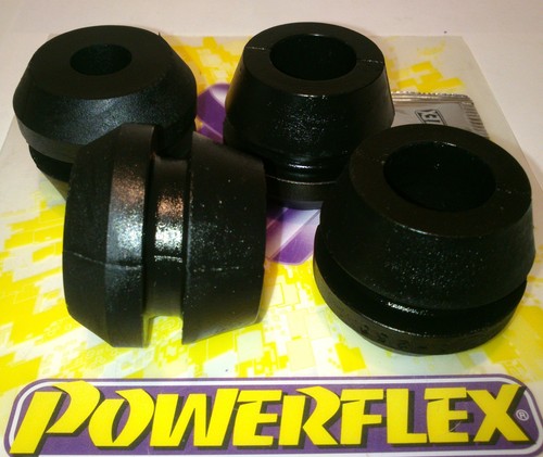 4 Pu-Buchsen Fahrschemel VA VW Golf 2 II 3 Gti VR6 Toledo Powerflex 85-250blk - Bild 1 von 5