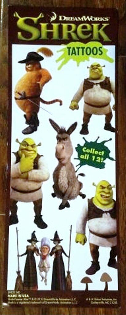 Shrek Film Series, tattoos, shrek, aliExpress, RAP, ranidae, toad