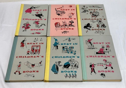 Vintage Best in Children's Books - Lot Set of 6 from 1958- 1961 - HC - USA Print