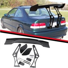 For 97-00 Honda Civic Coupe Adjustable Gt Racing Spoiler Trunk Chassis Mount Kit