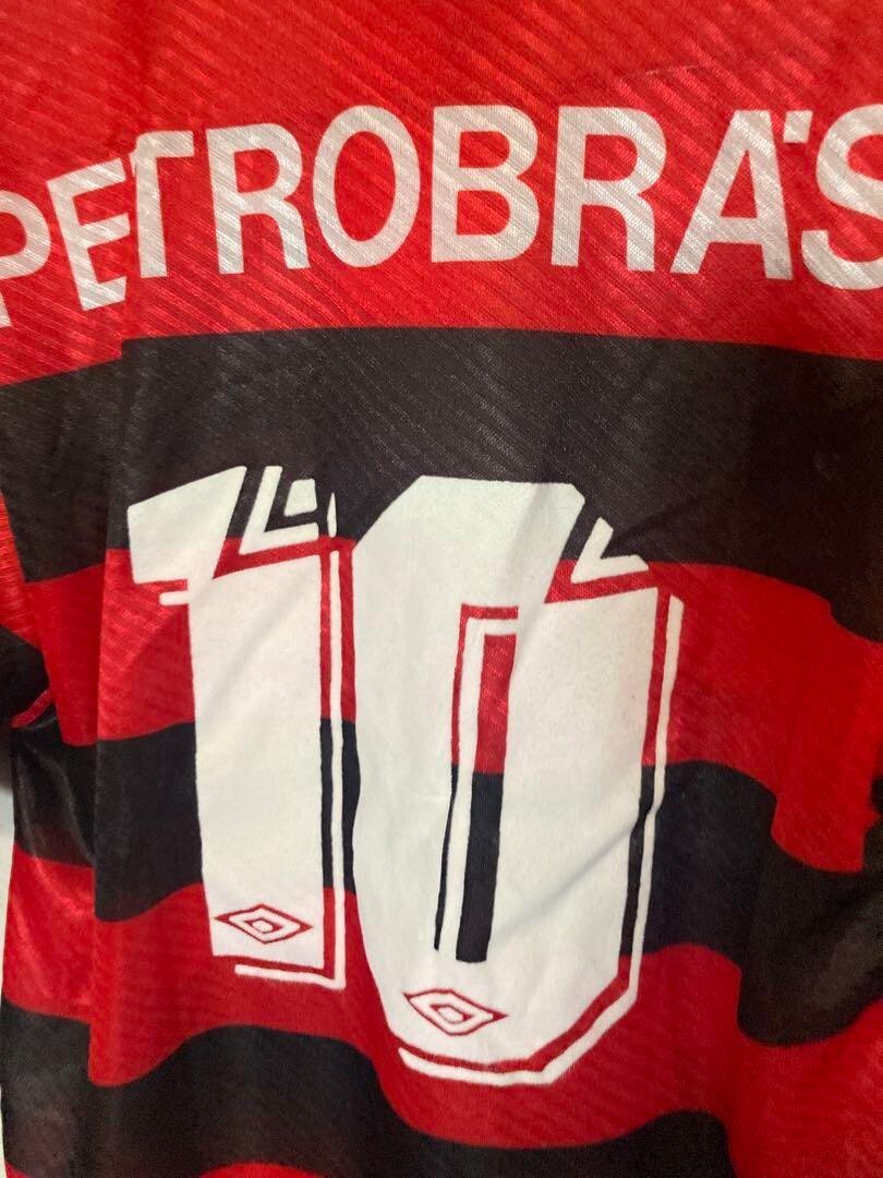 NWT Flamengo 1995 Centenary Brasil #10 M Vintage Jersey