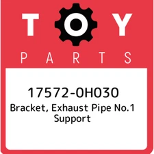 17572-0H030 Toyota Bracket, exhaust pipe no.1 support 175720H030, New Genuine OE