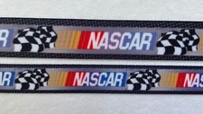 Nascar Grosgrain ribbon 5/8" 7/8" checkered flag car Racing Daytona
