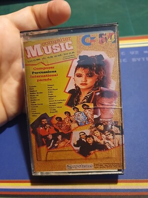 COMPUTER MUSIC X COMMODORE 64 C64 Cassetta Edicola Giochi TAPE GAMES SYSTEMS