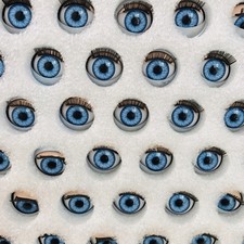 Blue 10pr Moving Sleep Doll Eyes Bulk Lot Wholesale Fit American Girl Eye Swap