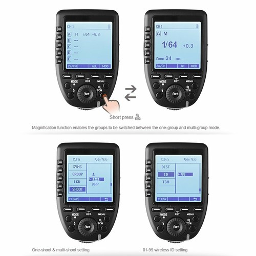 Godox XPro-F 2.4G TTL Trasmettitore per Fujifilm X100F X100T X-T20 X-T10 X-T1 X-T4 - Foto 10 di 12