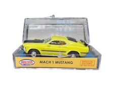 Road Race Replicas Yellow / Black Mach 1 HO Scale Slot Car - RRR