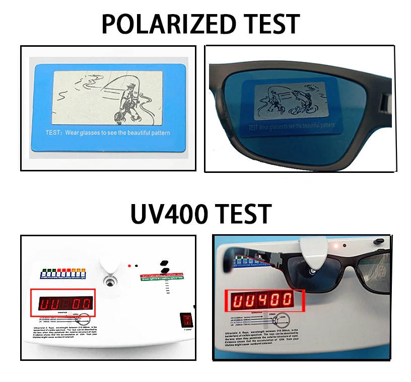 Lunettes de soleil - Lunettes Polarisées Anti-UV EFFET MIROIR Sunglasses - Photo 3/4