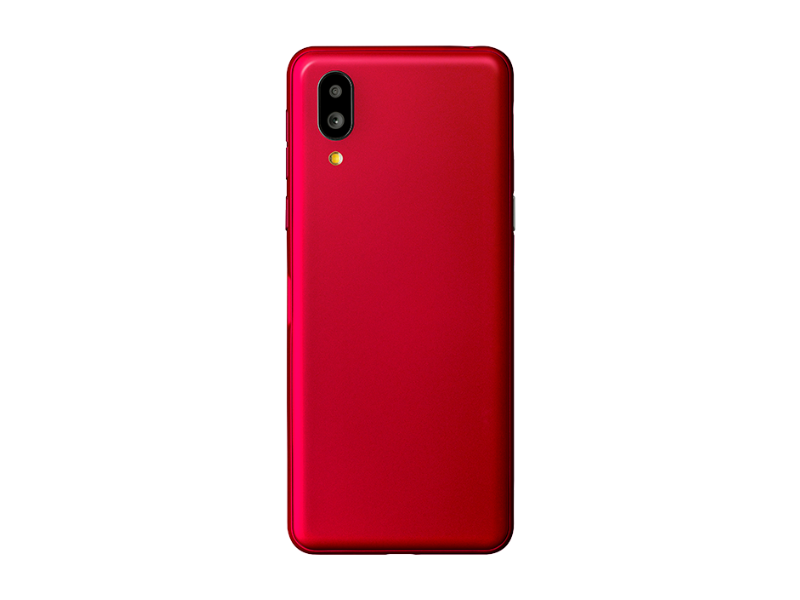 SHARP Simple Smartphone 6 RED 64GB/4GB SIM Unlocked 5.7In JAPAN
