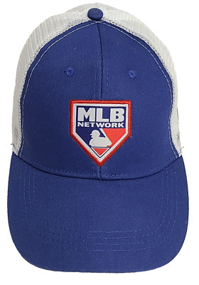 Vintage MLB Network KC Royals Baseball Ball Hat Cap Snap Back Trucker Farmer