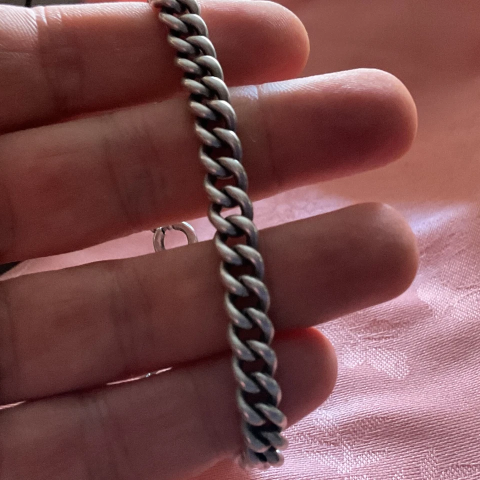 bracciale grumette argento moneta argento antica Bavaria - Immagine 3 di 4