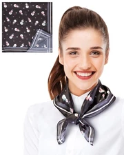 CBC Crown Snowman Soft Feeling Christmas Theme Scarf  21" x 21"