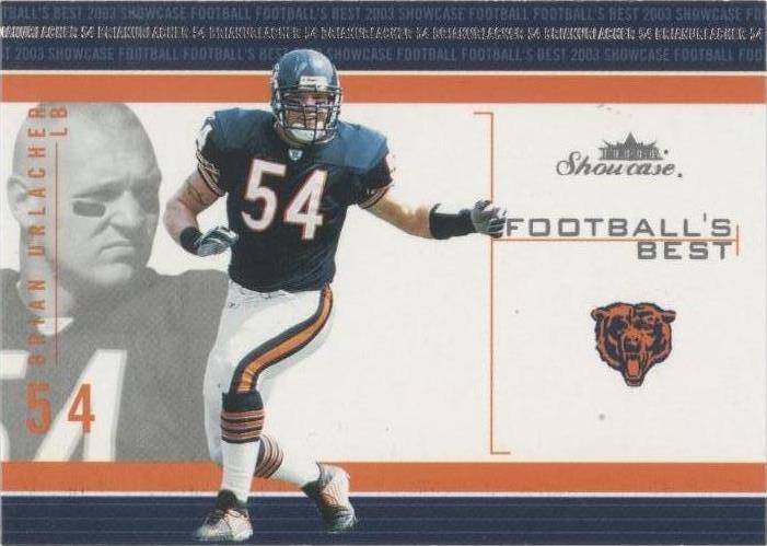 2003 Fleer Showcase Brian Urlacher #3 FB - 1 of 2