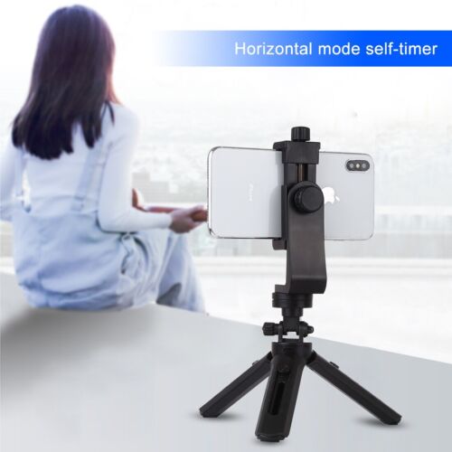 Holder Smart Phone Adjustable Bracket Stand Grip Mini Tripod For Camera iPhone - Picture 1 of 8