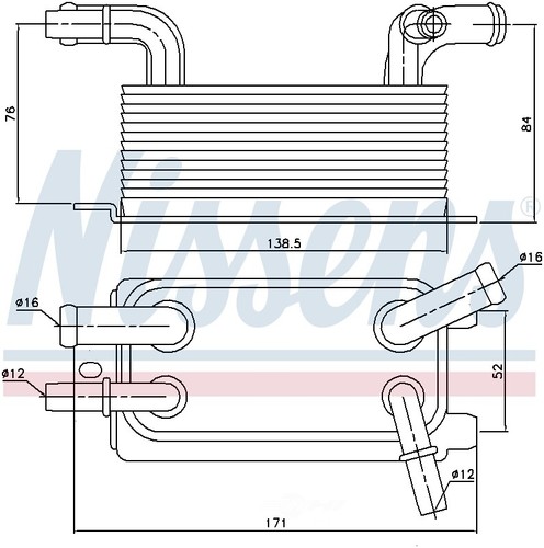 # 90642 Nissens Engine Oil Cooler | eBay