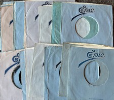 Lot of 22x EPIC RECORDS orig 1970s 7" 45rpm Sleeves