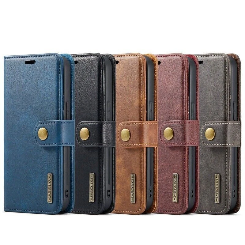 Luxury Leather Card Wallet Cover Case For 16 15 14 13 12 11 Pro Max XR 7 8 SE - Image 2 of 4