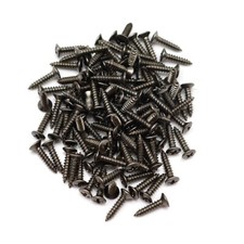 2.5 12mm Guitar Pickguard Screws Scratch Plate Mounting Screw 30Pcs Black Nickel