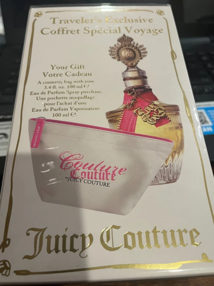 Juicy COUTURE COUTURE 2 件套女士 3.4 EDP + 制药袋(旅行) — 第 2/2 张图片