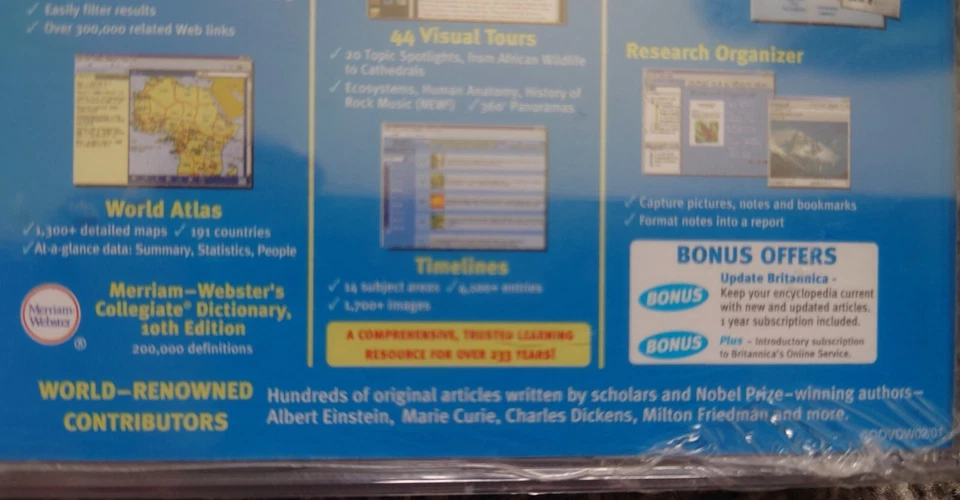 Encyclopaedia Britannica 2002 Expanded DVD Windows Version - New Sealed - Image 2 of 4