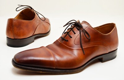 Magnanni Saffron Cuero 15959 Cap Toe Leather Dress Oxford Cigar