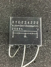 XYE224222AN OKAYA Noise Suppression Capacitor 250VAC 20 Tolerance 4 PIECES