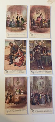 Charles Dickens Postkarten Anfang 1900. David Copperfield