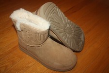 New In Box UGG Women Classic Gem Mini Chestnut Winter Boots SHIP FREE US FAST