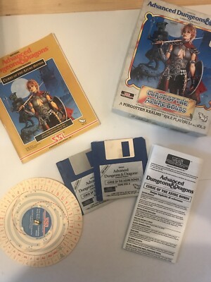 AD+D | Curse of the Azure Bonds | SSI | CBM AMIGA Disk | CIB | Handbuch Deutsch
