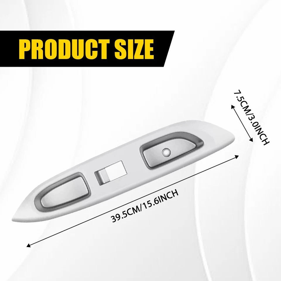 Bisel interruptor ventana bronceada panel puerta pasajero delantero derecho Toyota Yaris 2007-2010 Foto 2 de 4