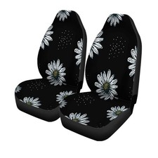 Pinbeam Car Seat Covers Yellow Flower Daisy Pattern In Beautiful Black Blossom Pinbeam Car Seat Covers Yellow Flower Daisy Pattern In Beautiful Black Blossom