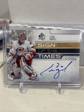 2020-21 SP Authentic Sign of the Times 2000s #ST00CW Cam Ward AUTO - HURRICANES
