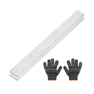 304 Stainless Steel Flat Bars 2pcs 1/8''x63/64''x11-13/16''