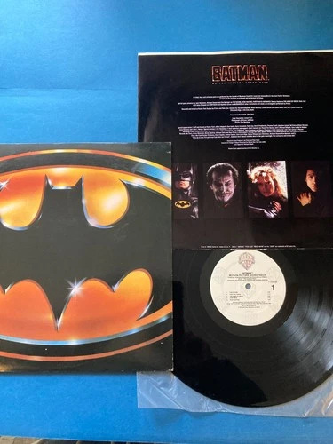 Prince Batman Soundtrack LP Vinyl 1st Press 1989 inner Lyrics EX/VG+